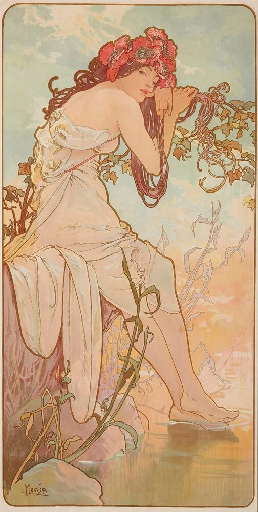 穆夏作品 夏